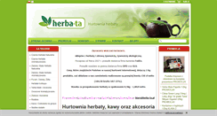 Desktop Screenshot of herba-ta.pl